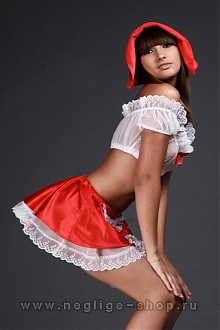 Эротический ролевой костюм Красная Шапочка FlirtON размера 42-44