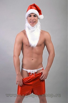 Ролевой мужской костюм Санта FlirtOn размера 46-48